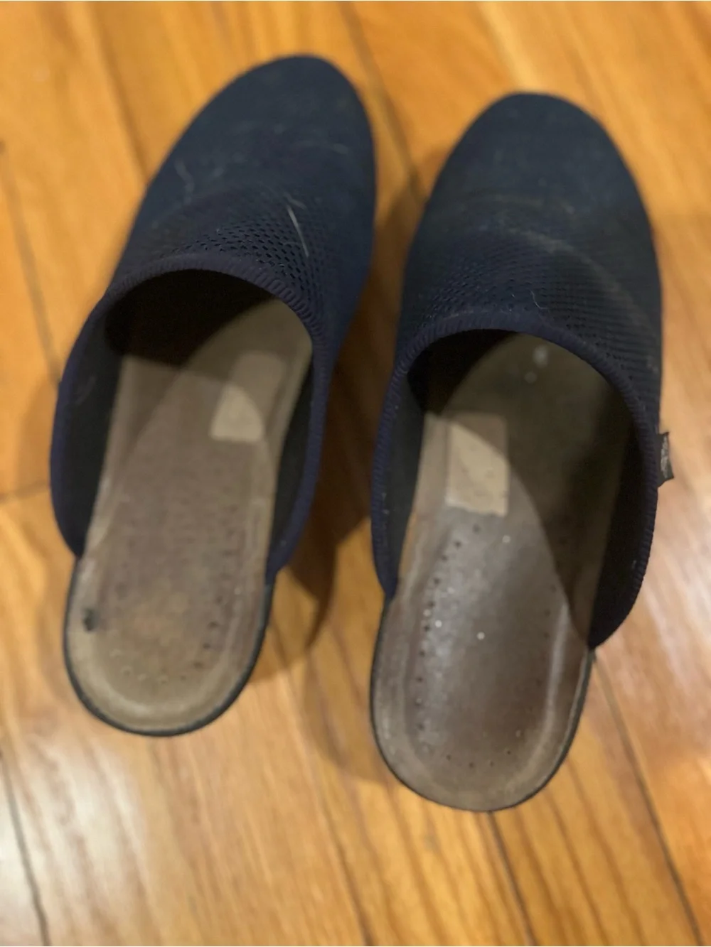 Women’s Well Worn Slip-On Mesh Comfort Slip On Shoe - Navy size 9